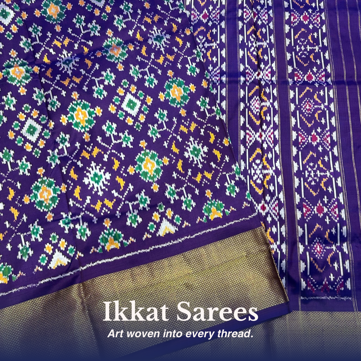 Ikkat Sarees