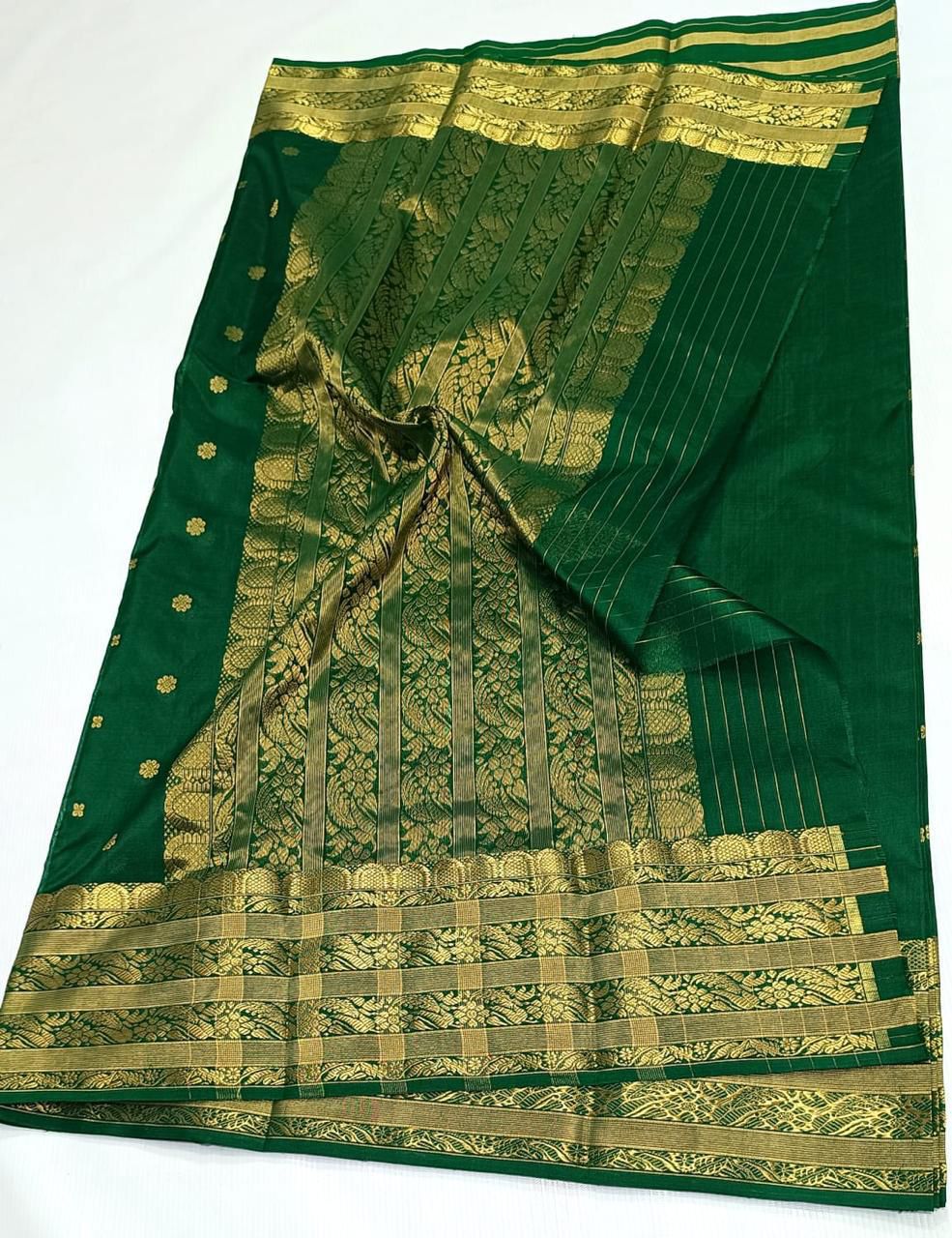 Anushka Sharma Inspired Chanderi Handloom Katan Silk Saree