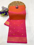 Ashavali pink saree
