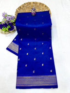 Ashavali pink blue saree