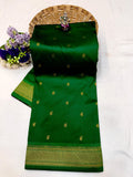 Ashavali pink green saree. 