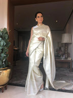 Kangana Ranaut Inspired Shvetambara Kanjeevaram Silk Saree