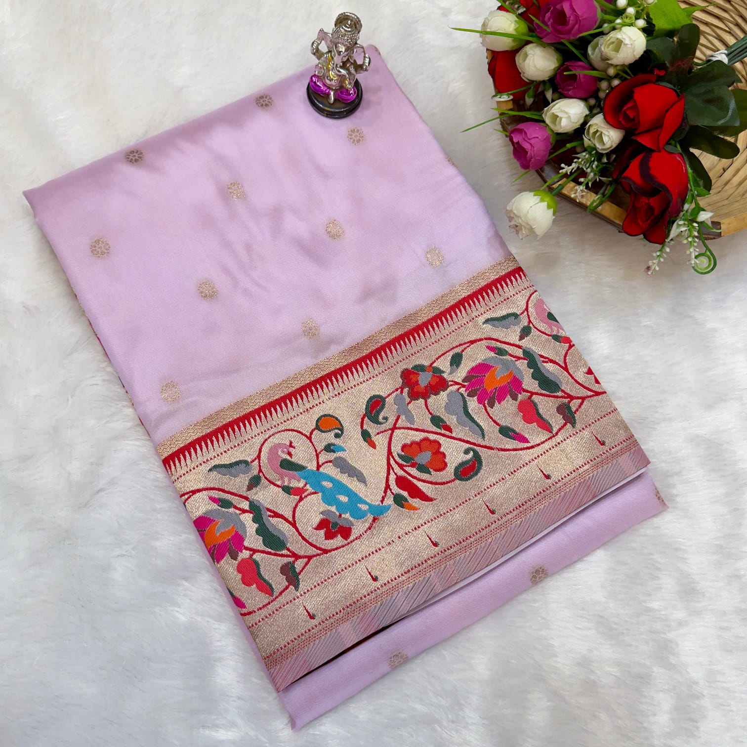 Mayurangana Paithani Silk Saree