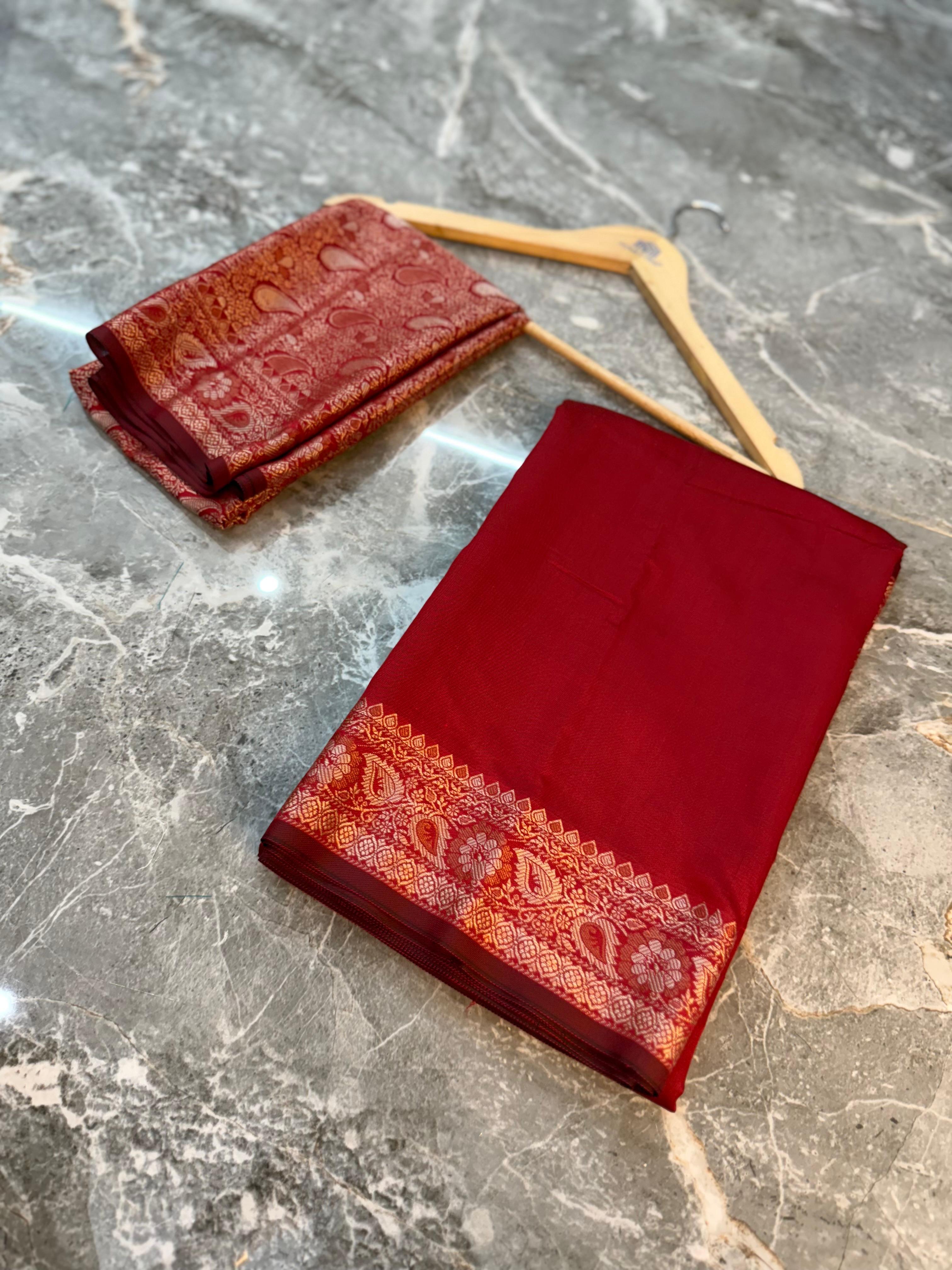 Semi Katan Soft Silk Saree