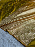 Pankhuri Banarasi Mashru Soft Silk Saree