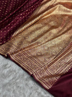 Pankhuri Banarasi Mashru Soft Silk Saree