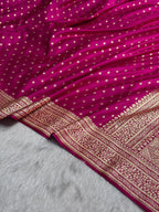 Pankhuri Banarasi Mashru Soft Silk Saree