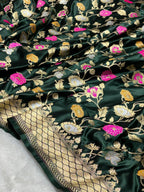 Shivangi Banarasi Katan Mashru Mina Soft Silk Saree