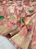 Shivangi Banarasi Katan Mashru Mina Soft Silk Saree