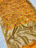 Shivangi Banarasi Katan Mashru Mina Soft Silk Saree