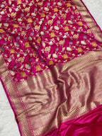 Shivangi Banarasi Katan Mashru Mina Soft Silk Saree