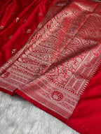 Meghanshi Banarasi Katan Mashru Soft Silk Saree