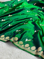 Pravala Banarasi Mashru Katan Soft Silk Saree