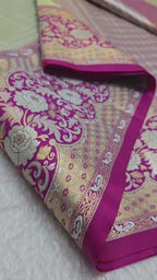 Kanjeevaram saree pista green 