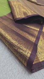 pista. green and black saree