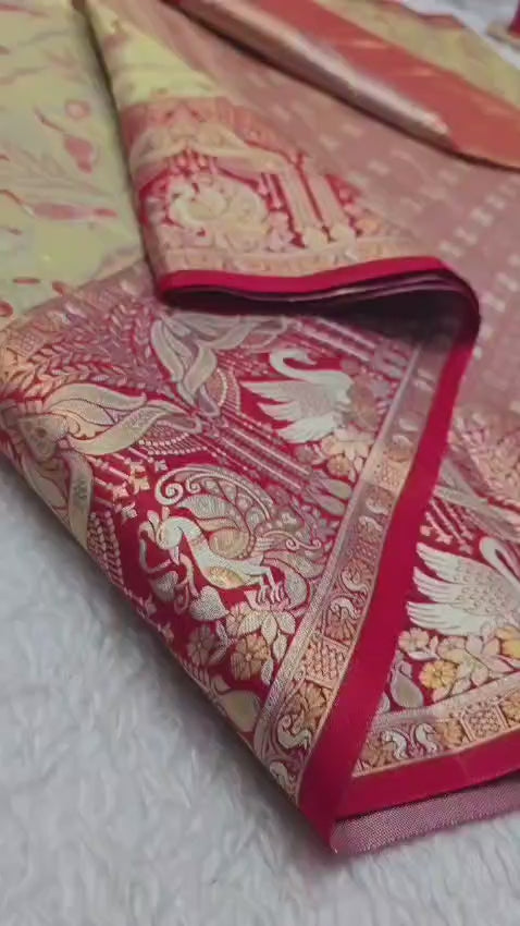 semi kanchi saree