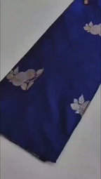 mina saree blue