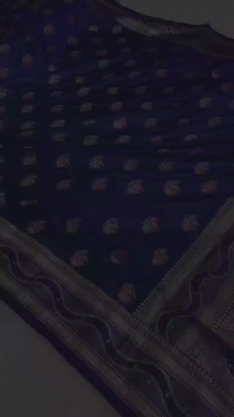 Kala Kriti Banarasi Katan Mashru Soft Silk Saree