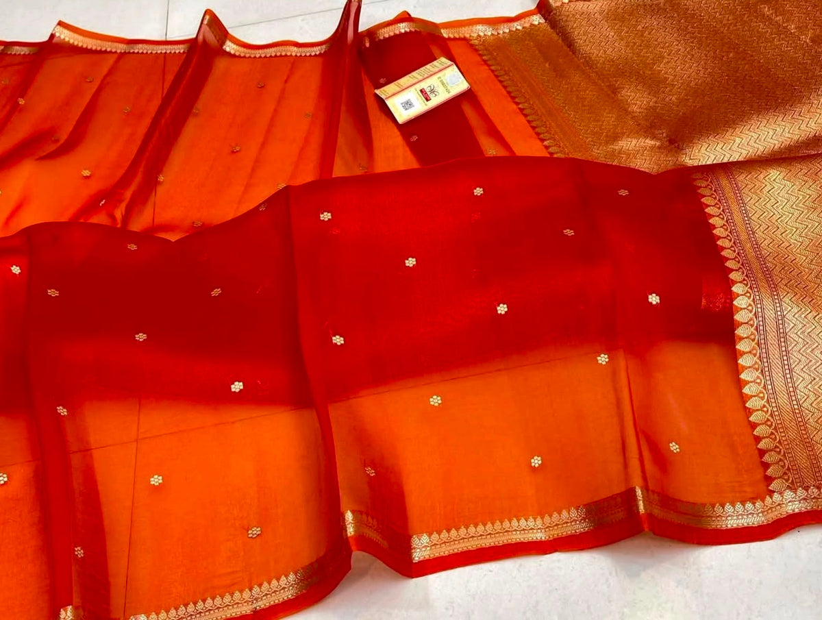 Semi Kora Organza Saree